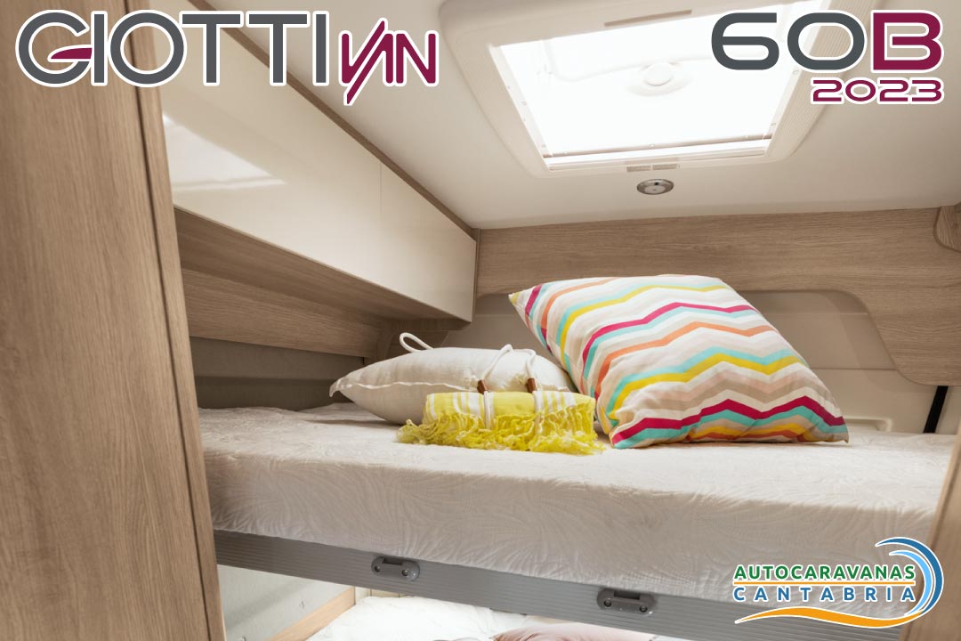 GiottiVan 60B 2023 cama superior