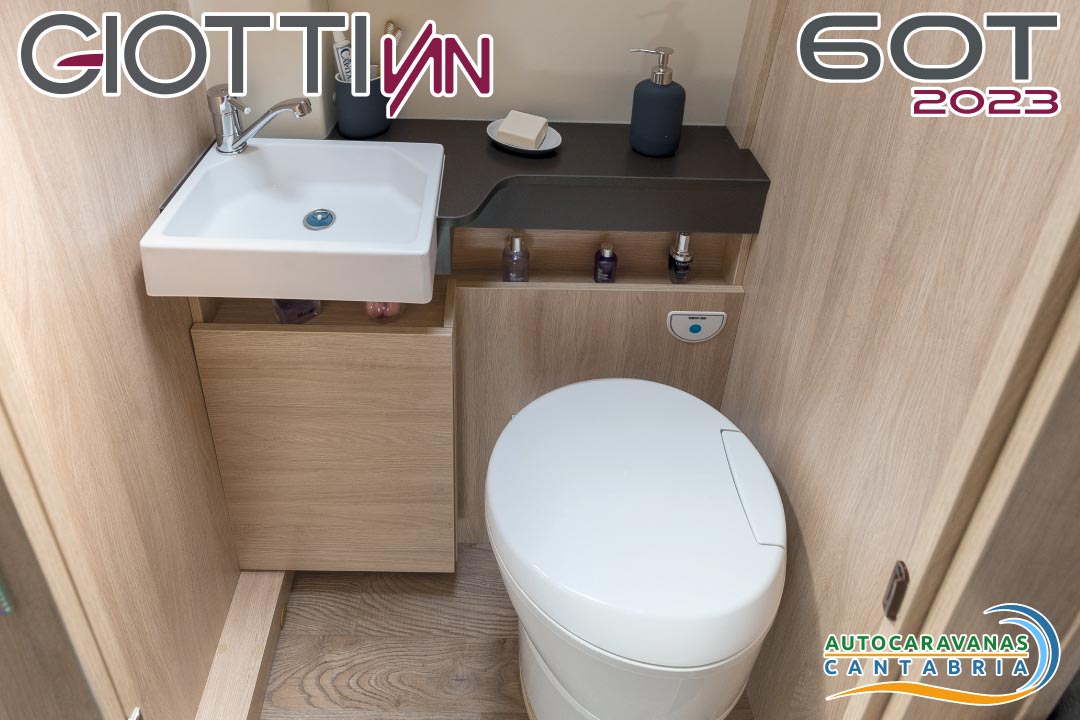 GiottiVan 60T 2023 baño Autocaravanas Cantabria